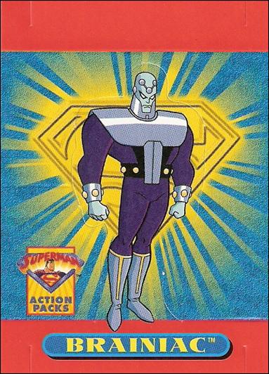 Superman Action Packs (Pop-Out Subset) card P8 Brainiac