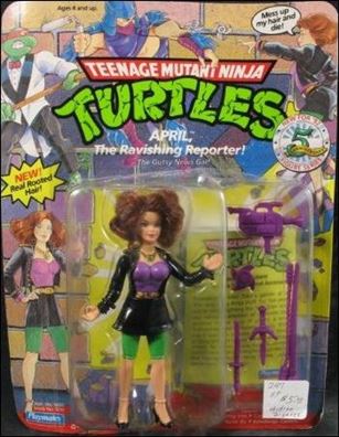 Teenage Mutant Ninja Turtles (1988) figure 58 April, The Ravishing Reporter!