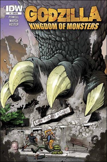 Godzilla: Kingdom of Monsters issue 1-OK Super-Fly Comics Cover 1/500