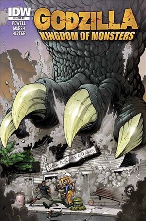 Godzilla: Kingdom of Monsters issue 1-OK Super-Fly Comics Cover 1/500