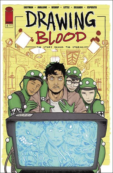 Drawing Blood (2024) issue 6-B Ben Bishop Cover