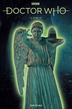 Doctor Who Origins issue 1-B Weeping Angel Glow in the Dark Photo Cover