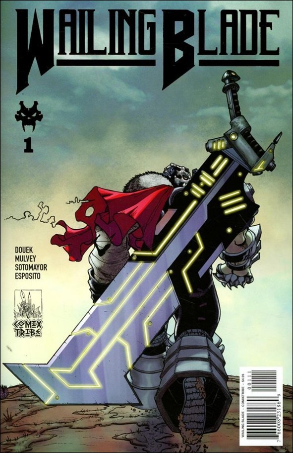 Wailing Blade issue 1-B Joe Mulvey Silver Foil Cover