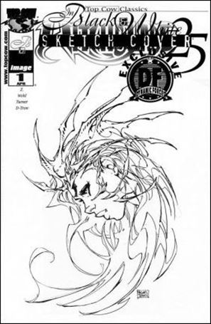 Top Cow Classics in Black and White: Witchblade issue 25-C DF Exclusive Sketch Edition