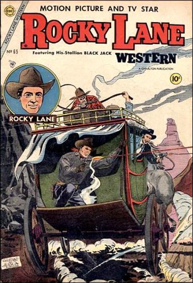 Rocky Lane Western (1954) issue 65