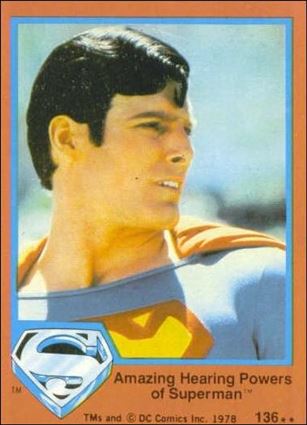Superman (Movie) Series 2 (Base Set) card 136 Amazing Hearing Powers of Superman