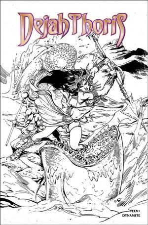 Dejah Thoris: Winter's End issue One Shot-H Roberto Castro 1:11 Black & White Cover