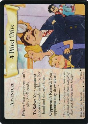 Harry Potter (Base Set) card 39 4 Privet Drive