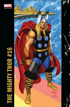 Mighty Thor (2016) issue 16-B Joe Jusko Corner Box Cover