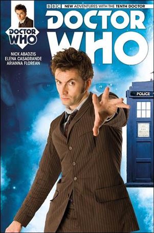 Doctor Who: The Tenth Doctor issue 1-Q Warp 9 Photo Cover