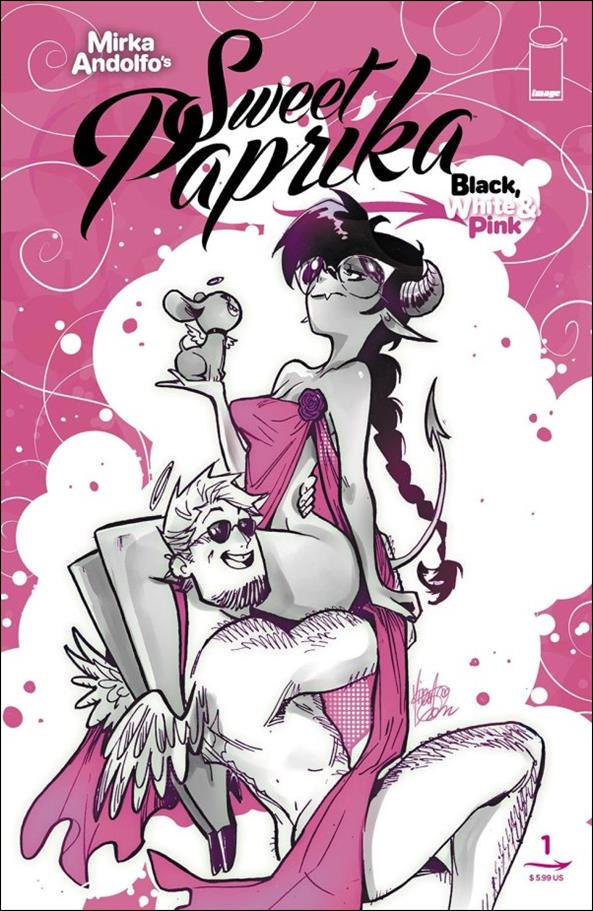 Mirka Andolfo's Sweet Paprika: Black, White, & Pink issue 1 Mirka Andolfo Cover
