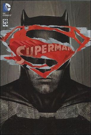 Superman (2011) issue 50-B Polybagged Kaare Andrews Batman v Superman Cover