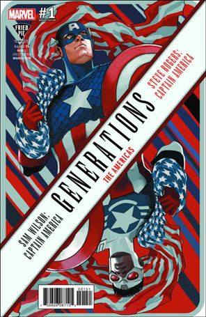 Generations: Sam Wilson Captain America & Steve Rogers Captain America issue 1-D Stephanie Hans Fried Pie Cover