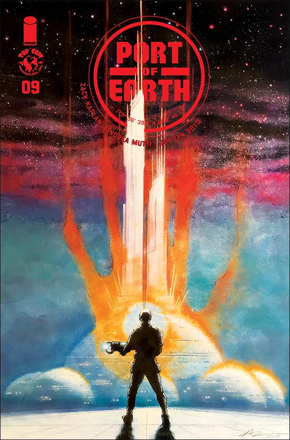 Port of Earth issue 9-B Aaron Campbell Cover