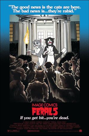 Feral (2024) issue 5-F Tony Fleecs Retailer Exclusive Poster Homage Cover