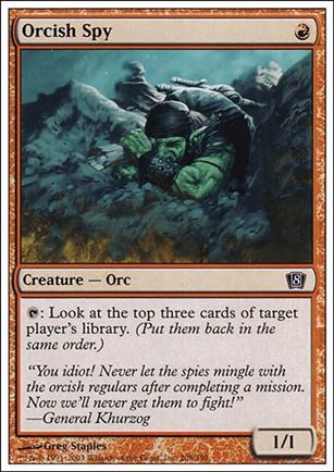 Magic the Gathering: 8th Edition (Base Set) card 208 Orcish Spy
