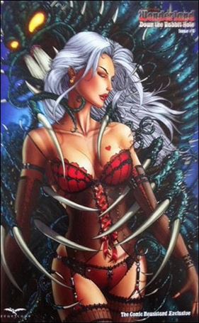 Grimm Fairy Tales Presents Wonderland: Down the Rabbit Hole issue 4-E Jamie Tyndall Comic Newsstand Cover 1/250