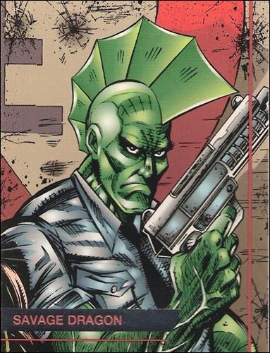 Images of ShadowHawk (Base Set) card 63 Savage Dragon