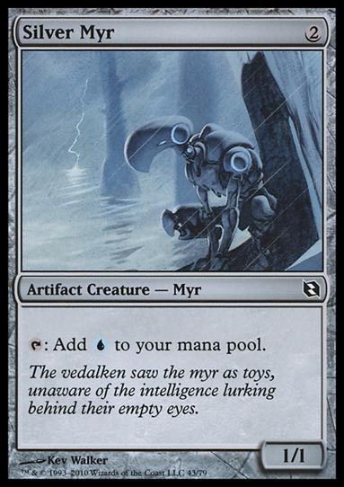 Magic the Gathering: Duel Decks: Elspeth vs. Tezzeret (Base Set) card 43 Silver Myr