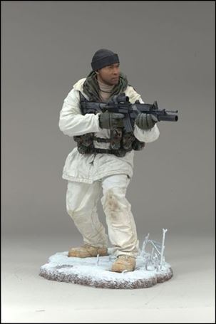 McFarlane Military (Series 4) figure 1-B Army Ranger Arctic Operations (Hispanic)