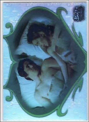 Buffy the Vampire Slayer: Connections (Parallel Foil Base Set) card BC-42 Xander + Anya: Passionate Connection