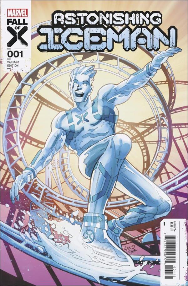 Astonishing Iceman issue 1-E Greg Land 1:25 Cover