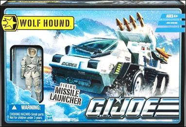 G.I. Joe: The Pursuit of Cobra (Bravo Class Vehicles) figure 2 Wolf Hound with White Out