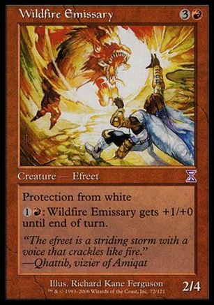 Magic the Gathering: Time Spiral (Timeshifted Subset) card 72 Wildfire Emissary