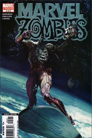 Marvel Zombies (2006) issue 5-B Silver Surfer (1968) #1 Cover (2nd Printing)