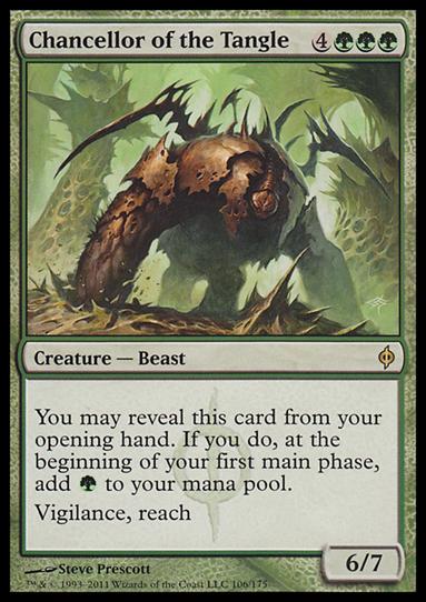 Magic the Gathering: New Phyrexia card 106 Chancellor of the Tangle