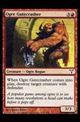 Magic the Gathering: Dissension (Base Set) card 67 Ogre Gatecrasher