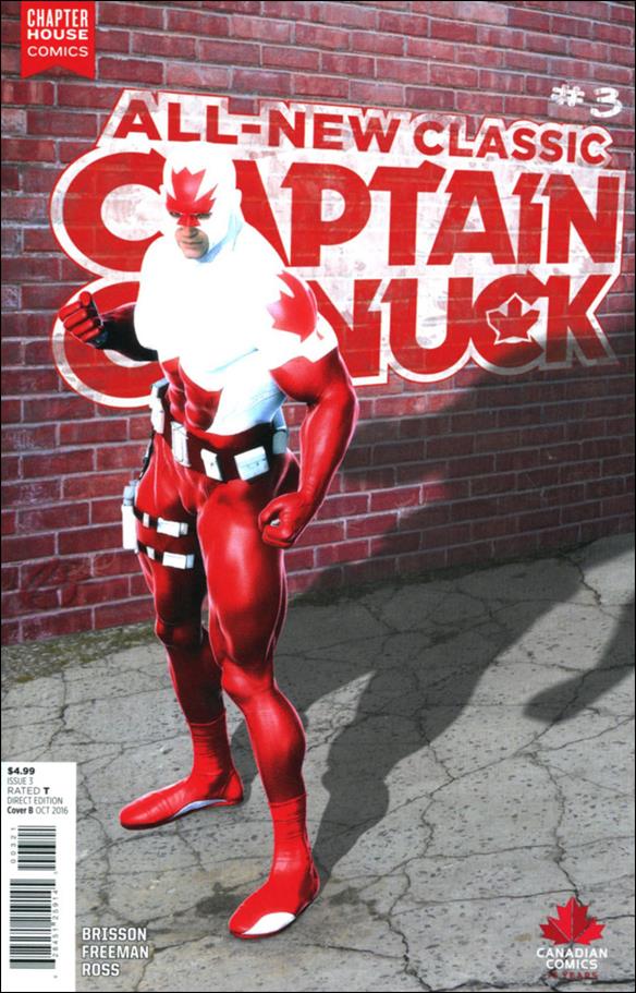 All-New Classic Captain Canuck issue 3-B Leif Glenister Cover
