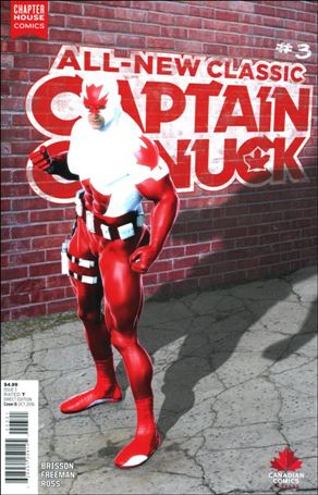 All-New Classic Captain Canuck issue 3-B Leif Glenister Cover