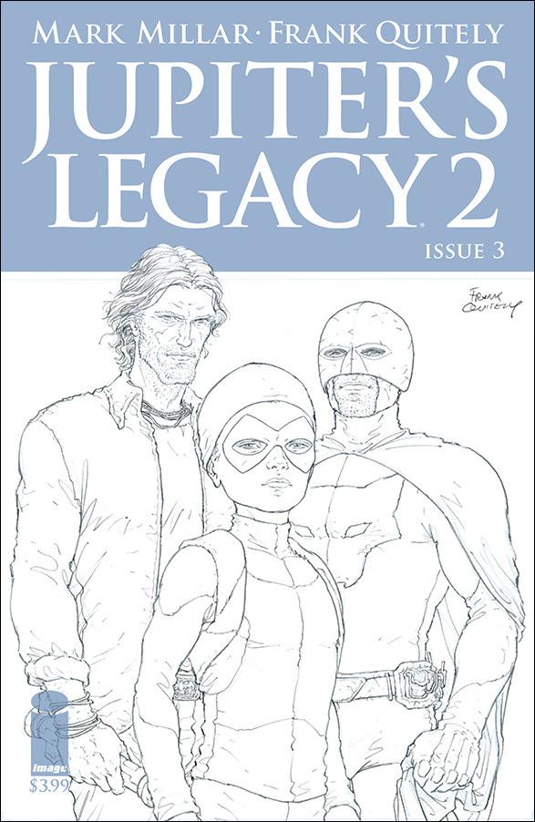 Jupiter's Legacy 2 issue 3-C Frank Quitely Sketch Cover