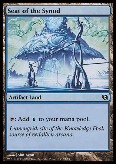Magic the Gathering: Duel Decks: Elspeth vs. Tezzeret (Base Set) card 74 Seat of the Synod