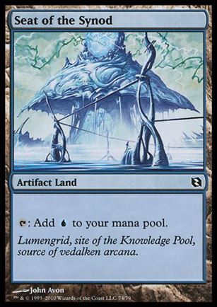 Magic the Gathering: Duel Decks: Elspeth vs. Tezzeret (Base Set) card 74 Seat of the Synod