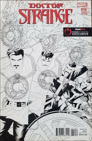 Doctor Strange (2015) issue 11-E GameStop Power Up Rewards B&W Cover