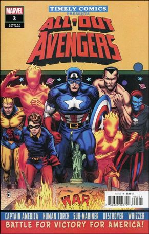 All-Out Avengers issue 3-C Zircher Timely Cover