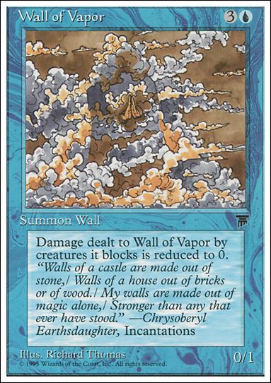 Magic the Gathering: Chronicles (Base Set) card 27 Wall of Vapor