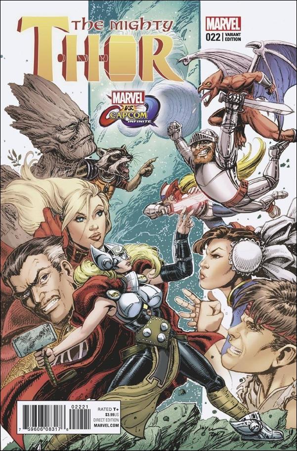 Mighty Thor (2016) issue 22-B Joyce Chin Marvel vs. Capcom Cover