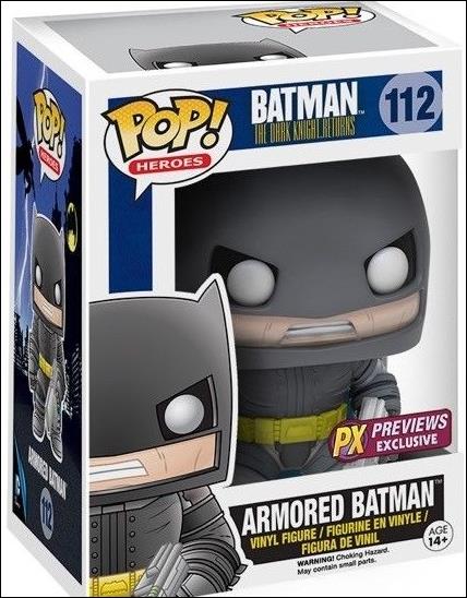POP! Heroes figure 112 Armored Batman
