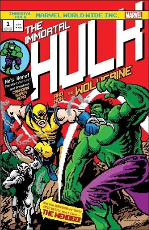 Immortal Hulk issue 1-I Matthew Waite 16-Bit Cover 1/700