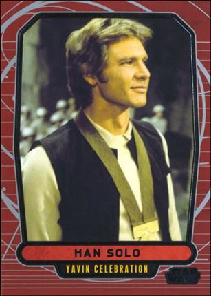 Star Wars Galactic Files (Promo) card 96P Han Solo - Yavin Celebration