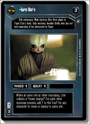 Star Wars: A New Hope Limited (Base Set) card 7 Lirin Car'n