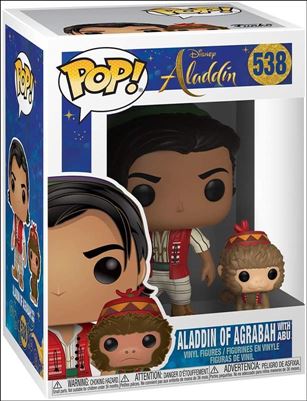 POP! Disney figure 538 Aladdin of Agrabah with Abu