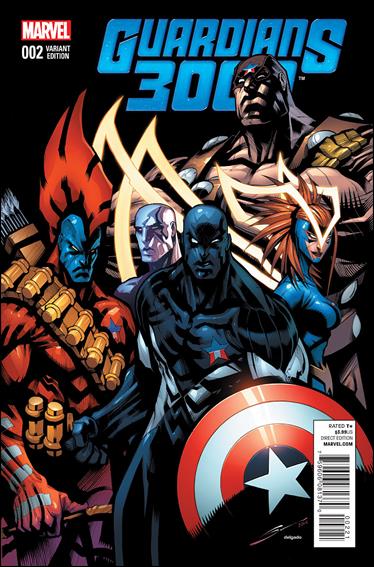 Guardians 3000 issue 2-B Gerardo Sandoval 1:25 Cover