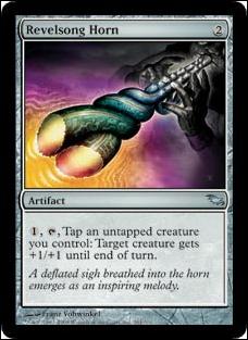 Magic the Gathering: Shadowmoor (Base Set) card 261 Revelsong Horn