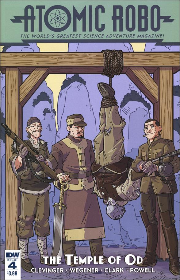 Atomic Robo and the Temple of Od issue 4 Scott Wegener Cover