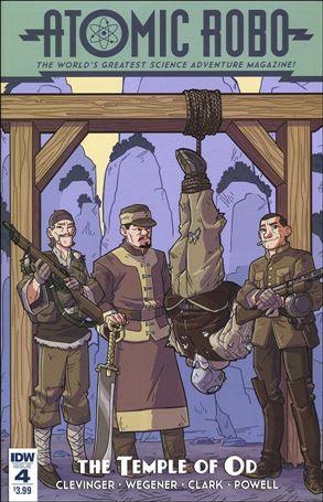 Atomic Robo and the Temple of Od issue 4 Scott Wegener Cover