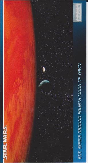 Star Wars Widevision (Base Set) card 81 Ext. Space Around Fourth Moon of Yavin